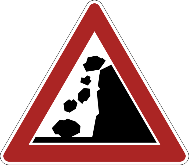 falling rocks